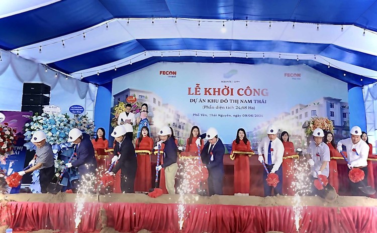 FECON Invest khởi công Dự án Khu đô thị Square City tại Phổ Yên, Thái Nguyên