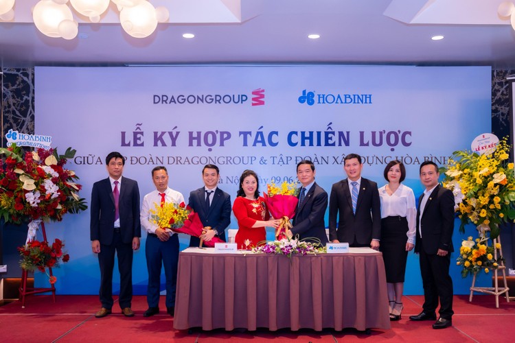 DragonGroup sẽ ưu tiên lựa chọn Hòa Bình làm nhà thầu thi công xây dựng cho các công trình trên cả nước