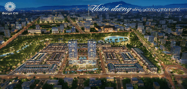 Tổng thể dự án Barya Citi.