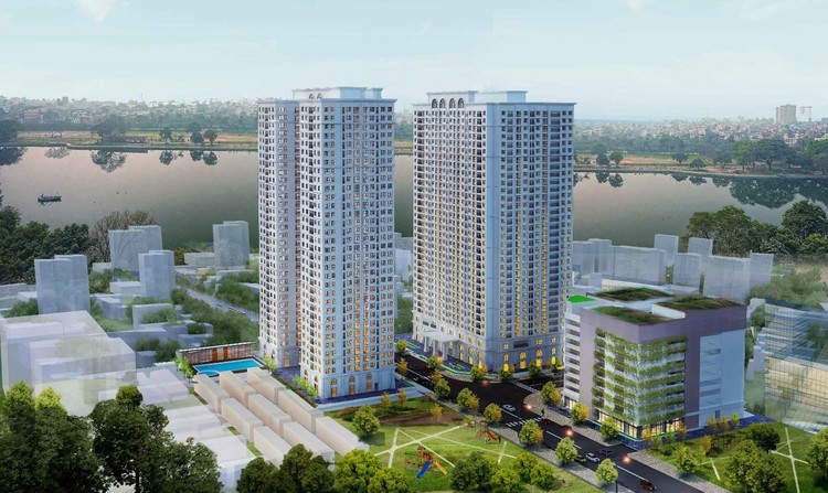 Phối cảnh tổng thể Dự án Eco-Lake View