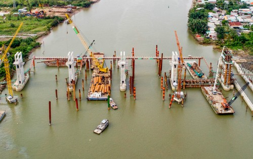 Dự án chống ngập do triều có xét đến yếu tố biến đổi khí hậu hiện thi công được 72%.