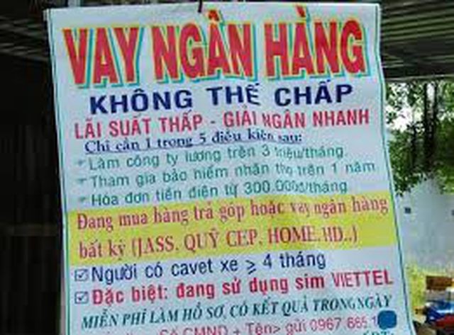 Các nhóm đối tượng thường tìm người cần vay, chủ yếu là phụ nữ và lao động tự do để đưa vào "bẫy" (ảnh minh họa)