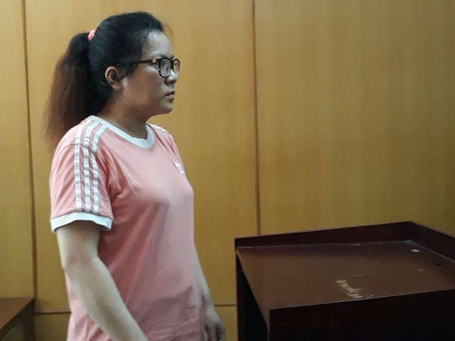 Bị cáo Linh tại tòa.