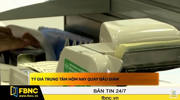 Tỷ giá trung tâm hôm nay quay đầu giảm