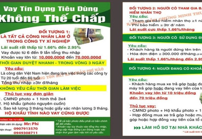 Tín dụng đen giăng bẫy khắp nơi. Ảnh: T.K