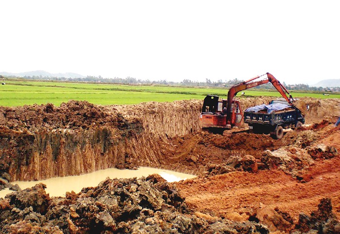 Thanh tra Chính phủ đã phát hiện nhiều sai phạm trong quản lý, sử dụng đất đai và quản lý đầu tư xây dựng trên địa bàn Quảng Ngãi. Ảnh: Tường Lâm