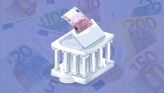 Lúc này, ECB đã hoàn tất chuyện hạ lãi suất để kích thích kinh tế châu Âu - Ảnh: Shutterstock