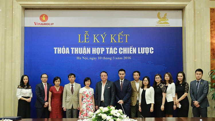 Tập đoàn Tân Hoàng Minh và Tập đoàn Vingroup ký kết Thỏa thuận hợp tác chiến lược toàn diện