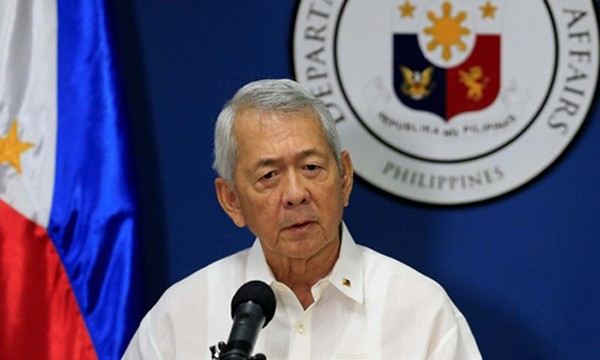 Ngoại trưởng Philippines Perfecto Yasay. Ảnh: ABS CBN.