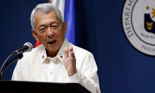 Ngoại trưởng Philippines Perfecto Yasay. Ảnh: Reuters.