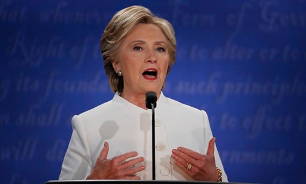 Ứng viên tổng thống Mỹ đảng Dân chủ Hillary Clinton. Ảnh: Reuters