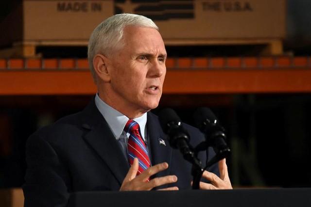 Phó Tổng thống Mỹ Mike Pence. (Ảnh: Reuters)