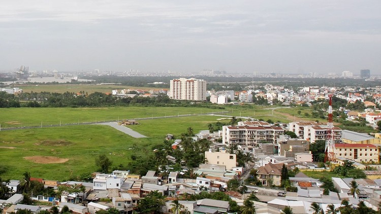 Vị trí dự án “ma” được các đối tượng rao bán thường là các khu đất trống, thậm chí cả nơi “đồng không mông quạnh”.  Ảnh: Tường Lâm