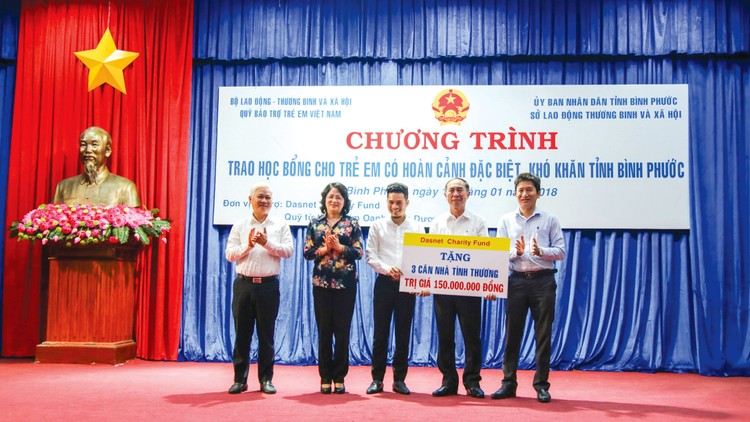 Hàng năm, Công ty CP Đầu tư - Bất động sản Thành Phương luôn trích từ 10-15% lợi nhuận cho các hoạt động thiện nguyện