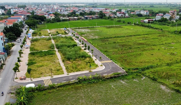 68 thửa đất tại xã Thanh Cao, huyện Thanh Oai, Hà Nội được tổ chức đấu giá vào ngày 10/8 vừa qua