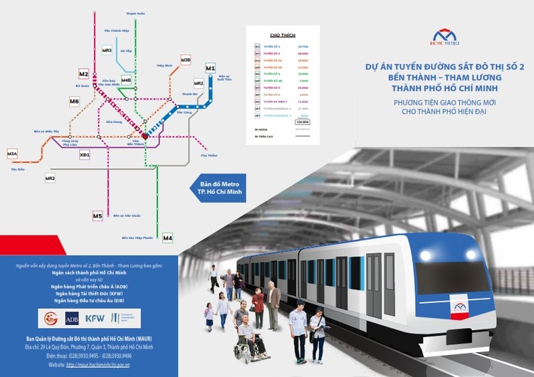 Lùi thời điểm đóng thầu 2 gói di dời - tái lập công trình thoát nước làm metro số 2 Bến Thành - Tham Lương 