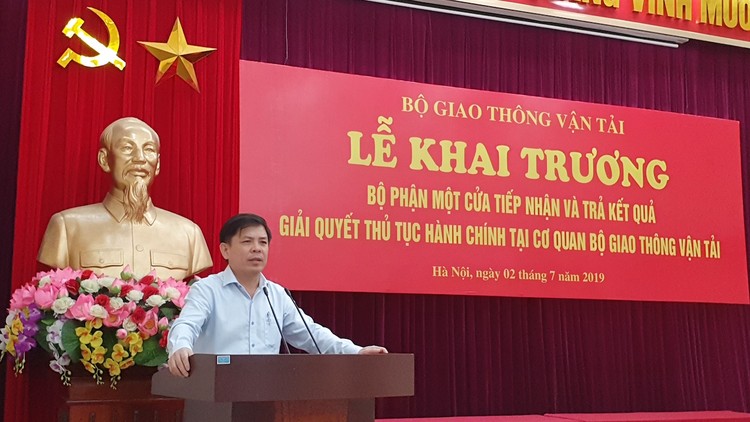 Bộ phận 1 cửa của Bộ GTVT hoạt động từ ngày 2/7/2019