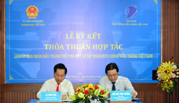 UBND thành phố Thủ Đức và Tập đoàn VNPT ký kết hợp tác chiến lược