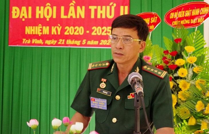 Tỉnh ủy viên, Bí thư Đảng ủy, Chính ủy BĐBP tỉnh Trà Vinh Đỗ Hữu Lộc. Ảnh: Báo Biên phòng