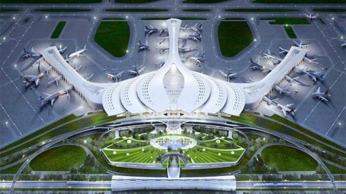 Phối cảnh nhà ga sân bay Long Thành. Ảnh: ACV