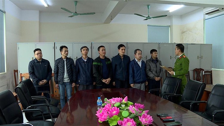 Các bị can của vụ án.