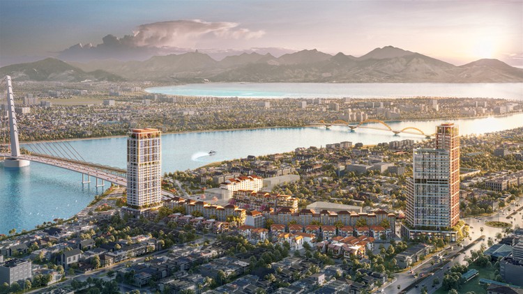 Dự án Sun Cosmo Residence Da Nang. Ảnh phối cảnh minh họa