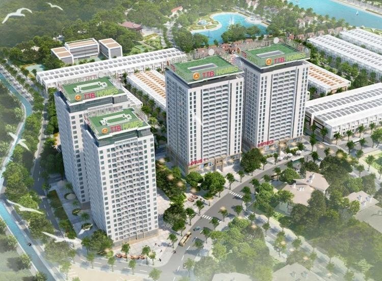 Phối cảnh Dự án chung cư Green City của Công ty CP Tập đoàn Tiến Bộ. Nguồn Internet