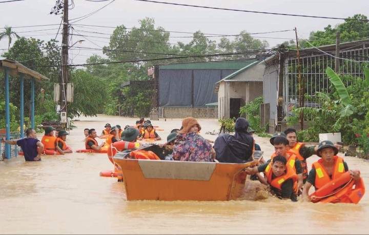 Hiện nay là thời điểm thường xảy ra mưa, bão tại miền Trung và Tây Nguyên