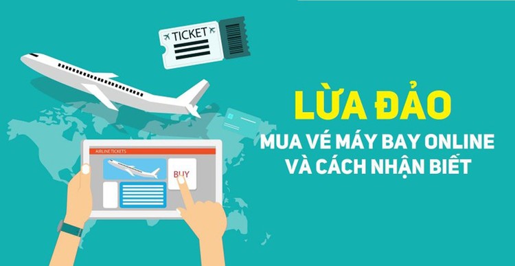 Nhiều người sập bẫy lừa mua vé máy bay giá rẻ. Ảnh minh họa