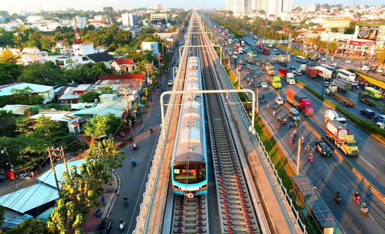 Tuyến metro số 1 Bến Thành - Suối Tiên sẽ được khánh thành vào ngày 9/3