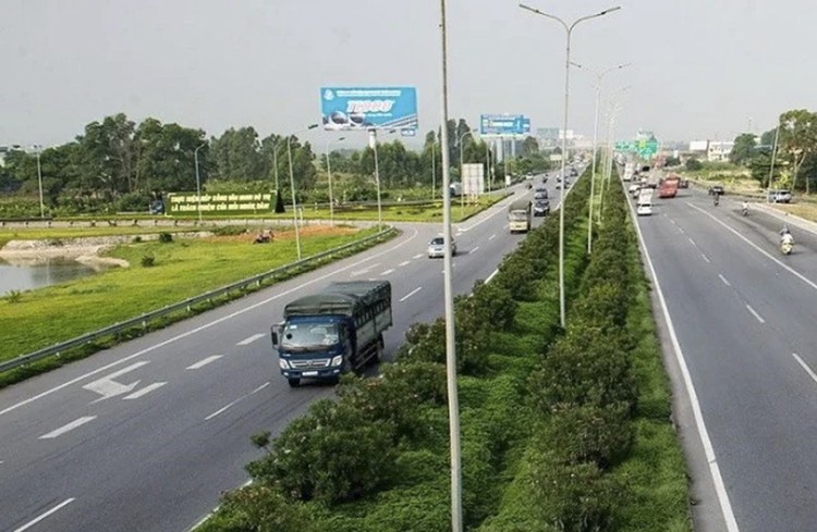 Một đoạn Quốc lộ 18 qua Bắc Ninh.