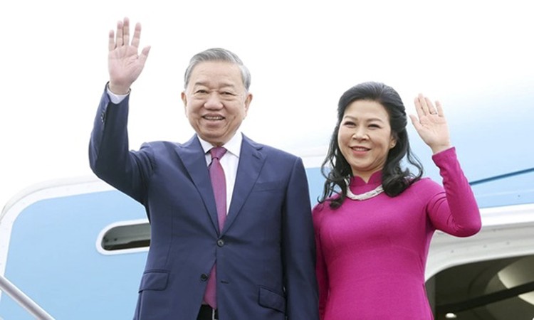 Tổng Bí thư Tô Lâm và Phu nhân