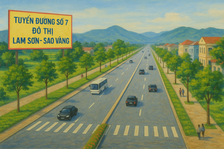 Mời thầu xây tuyến đường số 7 đô thị Lam Sơn - Sao Vàng (Thanh Hóa). Ảnh minh họa: TL