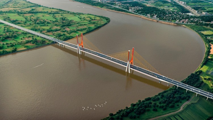 Phối cảnh cầu Ngọc Hồi