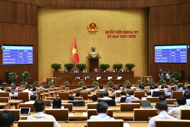 Hôm nay (25/6), Quốc hội biểu quyết thông qua nhiều dự án luật, nghị quyết quan trọng