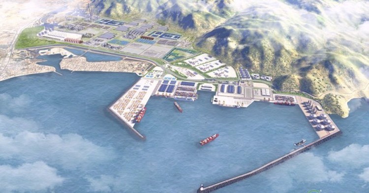Quy hoạch khu đô - công nghiệp - cảng Cà Ná, bao gồm nhà máy điện khí LNG.