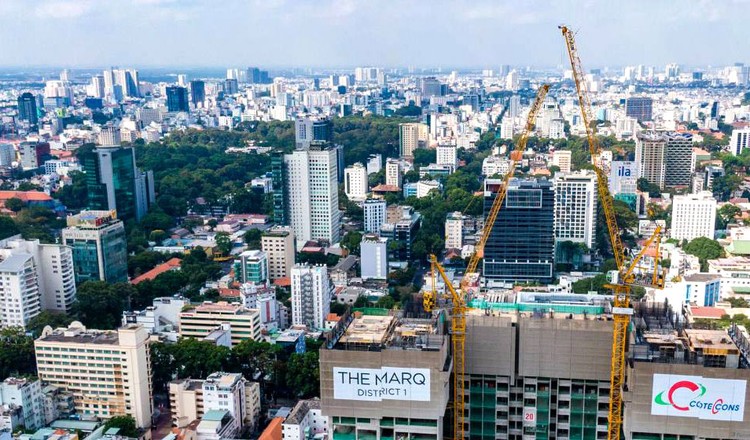 Thông qua khoản góp vốn vào Công ty CP NDC An Khang, Điền
Phát Land đầu tư Dự án The MarQ tại số 29B Nguyễn Đình Chiểu, Quận 1, TP.HCM. Ảnh:
St