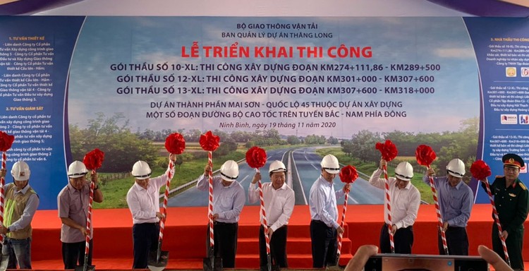 Triển khai thi công 3 gói thầu Dự án đầu tư xây dựng đoạn Mai Sơn - Quốc lộ 45