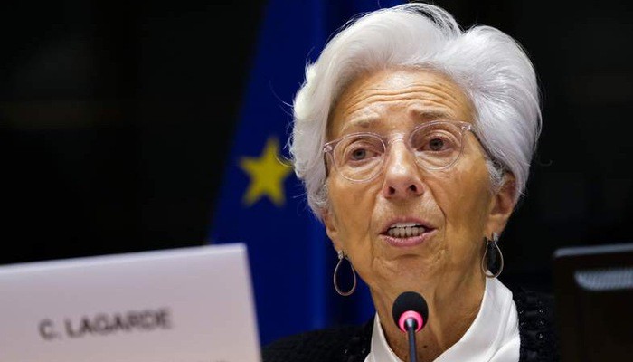 Chủ tịch ECB, bà Christine Lagarde - Ảnh: Reuters.