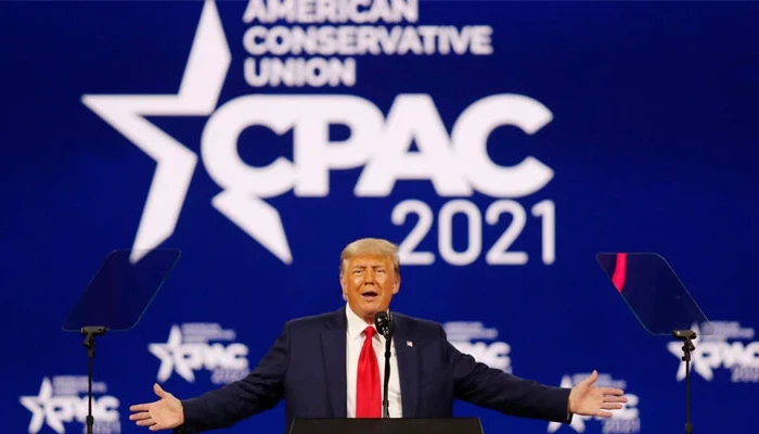 Ông Trump phát biểu tại sự kiện CPAC ở Florida, ngày 28/2 - Ảnh: Reuters.