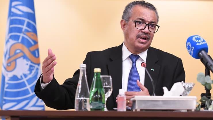 Tổng giám đốc WHO Tedros Adhanom Ghebreyesus - Ảnh: Getty/CNBC.