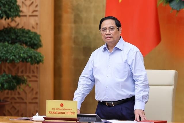 Thủ tướng chủ trì Hội nghị trực tuyến Chính phủ với địa phương và Phiên họp Chính phủ thường kỳ tháng 6 - Ảnh: VGP/Nhật Bắc