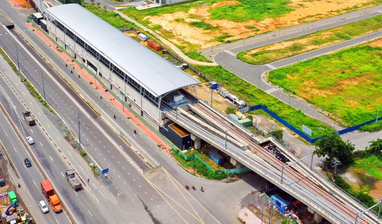 Tổng kinh phí cho các dự án đầu tư xây dựng metro tại TP.HCM giai đoạn 2022 - 2025 dự kiến khoảng 103.000 tỷ đồng. Ảnh minh họa: Lê Tiên