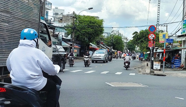 Dự án xây dựng cầu đường Bình Tiên có chiều dài hơn 3,2 km, với tổng mức đầu tư khoảng 2.607 tỷ đồng. Ảnh: Ngọc Tuấn