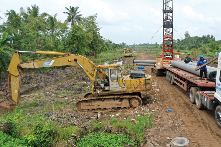 Dự án thành phần 3 thuộc Dự án Đầu tư xây dựng đường bộ cao tốc Biên Hòa - Vũng Tàu giai đoạn 1 có tổng mức đầu tư 4.963,5 tỷ đồng. Ảnh minh họa: Nhã Chi