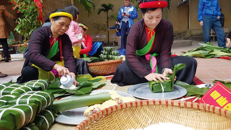 Thấy bánh chưng là thấy Tết