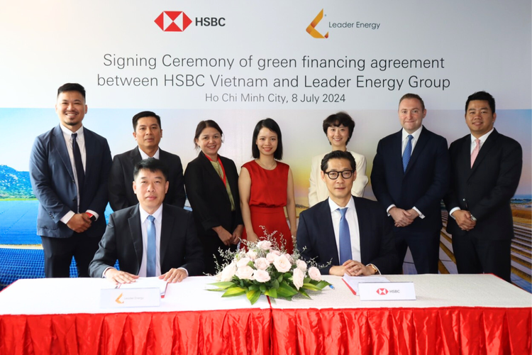 HSBC và Leader Energy công bố khoản vay hỗ trợ phát triển các dự án năng lượng mặt trời tại Việt Nam