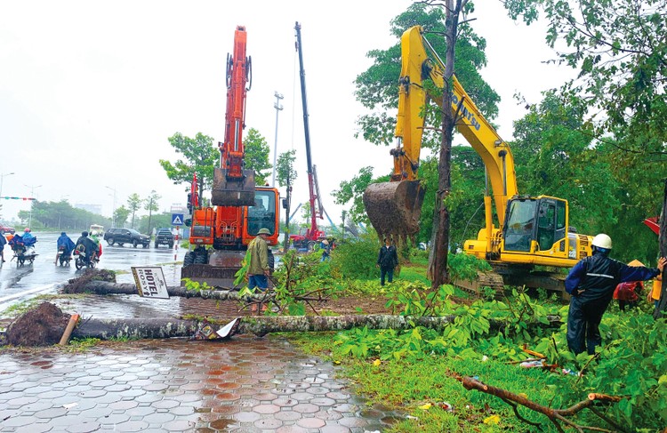 Nhiều địa phương trong vùng ảnh hưởng của bão, mưa lũ sẽ cần nguồn lực lớn để khắc phục hậu quả, nhanh chóng ổn định lại đời sống cho người dân, khẩn trương khôi phục sản xuất, kinh doanh. Ảnh: Lê Tiên