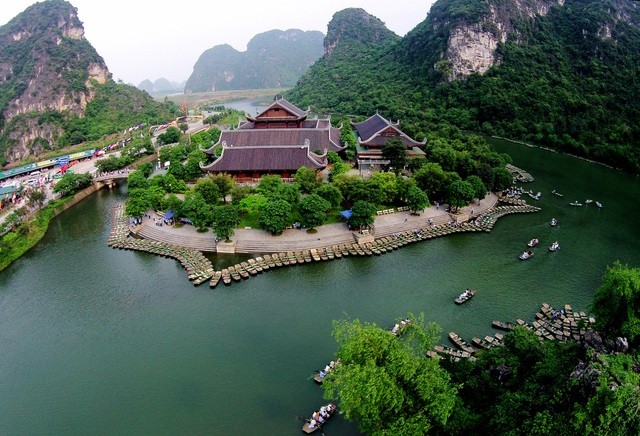 Gần 7.200 m2 đất nông nghiệp trong phạm vi Di sản thế giới Quần thể danh thắng Tràng An bị sử dụng sai mục đích, xây dựng trái phép. Ảnh: Internet  