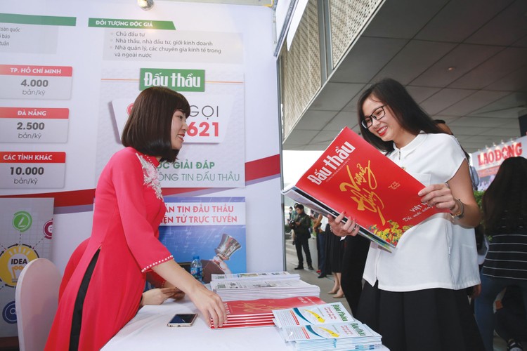 Đấu thầu được đánh giá là tờ báo chuyên ngành giàu bản sắc. Ảnh: Lê Tiên